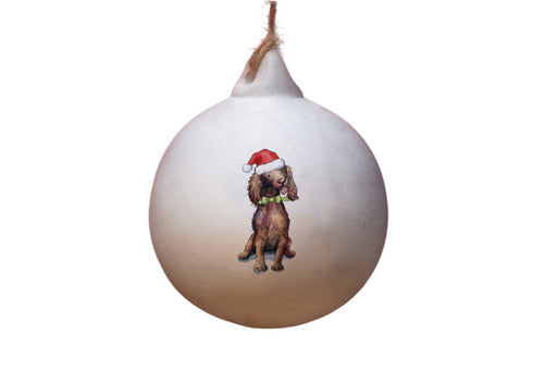 Cocker (Working) Liver Ceramic Bauble